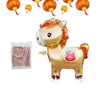 Kit animaux de ballons | 2026 dessin animé avec roues - Ballon cheval animal qui tient debout et marche | pour fête de printemps, vacances, remise de diplôme, , extérieur, maison, jardin et