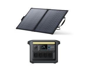 Kit Anker SOLIX C1000X avec Panneau solaire bifacial 100W - Générateur solaire 4x1800W