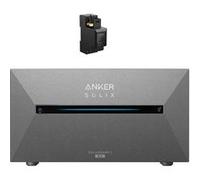 KIT Anker SOLIX Solarbank 2 E1600 AC, Compteur intelligent, Centrale photovoltaïque pour balcon Plug and Play Noir G