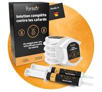Kit Anti-Cafards - Contre Les Cafards - 5 Boîtes d'appâts XXL et 2 Gels de 10 g - Efficacité Prouvée Par Des études