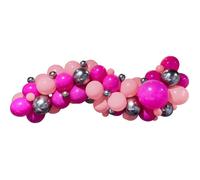 Kit Arc de Ballons Rose 3m, 65 Pièces avec Accessoires DIY, Ballons pour Décoration Anniversaire, Mariage, Baby Shower - ABC Ballons
