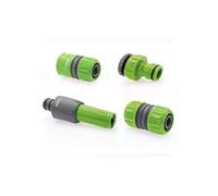 Kit arrosage 4 pieces diam 25-1" lance multi jet + nez de robinet + raccord rapide + embout raccord VITO