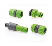 Kit arrosage 4 pieces diam 25-1"" lance multi jet + nez de robinet + raccord rapide + embout raccord VITO