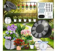 Kit Arrosage Automatique Solaire 2026 - Goutte à Goutte Programmateur 10M Tuyau - Plante Balcon Jardin Intérieur