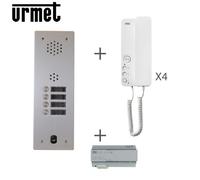 Kit audio 1 rangée 4bp 2 voice programmé - URMET KA83/104
