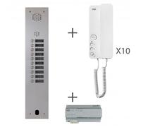 Kit Audio - URMET - KA83/110 - 1R 10Bp - 2 Voix Programmées - Adulte