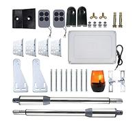 Kit automatisme portail battant PNI MAB300LR, avec 2 moteurs 40W, télécommandes et tableau de commande, photocellules et lampe, longueur portail 2 x 2,5m max, poids portail 200Kg