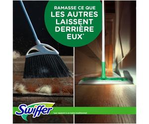 Kit balai Swiffer + 8 recharges lingettes pour sol