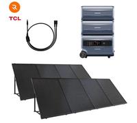 Kit Balcon Max RUNHOOD ¿ 7,2 kWh + 1600 W Solaire IP68 ¿ Solution Plug & Play Haute Performance