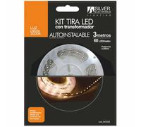 KIT Bande LED avec transformateur Silver Electronics 3m 4,8W/m 3.000K