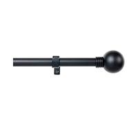 KIT BARRA CORTINA ANILLO EXTENSIBLE DE 110 A 200cm NEGRO STOR PLANET