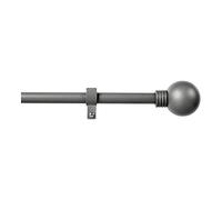 KIT BARRA CORTINA ANILLO EXTENSIBLE DE 160 A 300cm PLOMO STOR PLANET