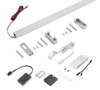 Kit barre de penderie Luxe LED Neonlynx 1150 mm - anodisé mat - détecteur RF Smart 2700 K