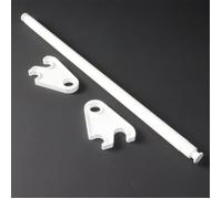 Kit barre porte serviette L550mm, 094328 - Seche-serviettes Atlantic - Supports et fixations