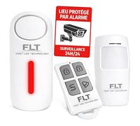 KIT Basic - Alarme sans Fil puissante prêt à Poser - 1 sirène déportée 120db - idéal Appartement Garage Box Cave sous Sol