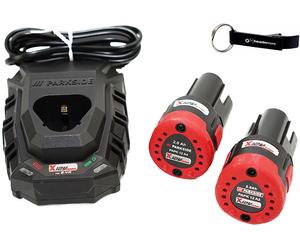 Kit batterie PARKSIDE® 12 V / avec 2 batteries (2 Ah) et chargeur (2,4 A)