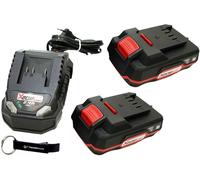 Kit batterie PARKSIDE® 20 V 2 Ah / avec 2 batteries (2 Ah) et chargeur (2,4 A)