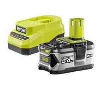 Pack énergie RYOBI RC18120A-150 chargeur 18V 2A + Batterie Lithium+ 5Ah ONE+™