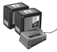 Kit Batteries + chargeur KÄRCHER - 2 * 36 V/6