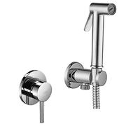 Paffoni Bidet Kit - Mitigeur de bidet encastré, avec douchette et corps, chrome KITDUP110CR