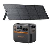 Kit BLUETTI Premium 200 V2(AC270P) avec Panneau Solaire 350W - 2073.6Wh, Générateur solaire 4x2700W Noir G