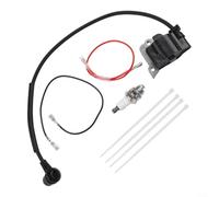Kit bobine allumage avec bougie et attaches câble 309266001 | Compatible RY3714 RY3716, 37cc moteur, ajustement parfait, restauration pour puissance coupe