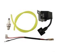 Kit Bobine d'allumage GX25 avec Tuyau Carburant et Bougie | Pour GX25T, GX25N, GX25NT, résistance chaleur, longue durée de vie, entretien simplifié