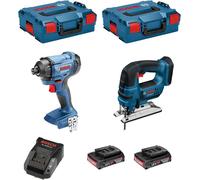 Kit BOSCH 18 V BSK182D2B (GDR 18 V-160 + GST 18 V-LI B + 2 x 2,0 Ah + AL1820 + 2 x L-Boxx 136)