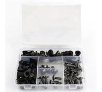 Kit Boulons Carénage Complet Capot Moto, Écrous Vitesse, Clips, Vis en Acier, pour FSC600A Silver Wing 2001 - 2018 vis(Titanium)
