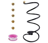 Kit Brumisateur Terrasse, Kit de Brumisation pour Tuyau d'arrosage Extérieur, Support de Refroidissement Pliable pour Jardin, Système d'arrosage Portable pour Bain d'oiseaux et Parc Aquatique