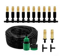 Kit Brumisateur Terrasse Tuyau Brumisateur Terrasse Exterieur Système de Brumisation Kit De Tuyau Brumisateurs Par Brume Pour Jardin Parasols Arrosage Automatique pour Jardin