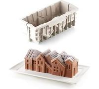 Kit de bûche - SILIKOMART - Winter Village - Silicone - 24cm - Compatible lave-vaisselle