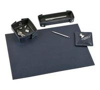 Quo Vadis - Kit - Satiny - Bleu marine - 46x31x3,5 cm Cuir pleine fleur de vachette