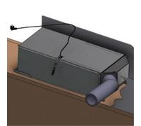 Kit buse entrée/sortie d'air horizontal ∅125 mm pour WINEARM15