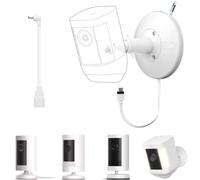 Kit câblé pour caméras Ring (Outdoor Cam Plus, Spotlight Cam Pro/Plus, caméra adhésive), design étanche IP67 pour une utilisation en extérieur ou en intérieur, blanc, 1 pièce