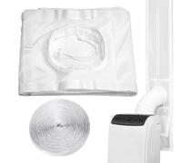 Kit Calfeutrage Climatiseur - Calfeutrage Fenetre Climatiseur, Kit D'aération De Fenêtre 100% Étanche, Joint En Tissu Oxford Résistant À La Chaleur Pour Climatiseurs Portables Et Sèche-linge