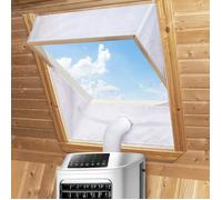 Kit Calfeutrage Climatiseur Joint de Fenêtre pour Climatiseur Mobile avec Nécessite Aucun Perçage 2 x 190 cm