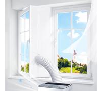 Kit Calfeutrage Climatiseur, kit de calfeutrage pour climatiseur mobile, Coicok 400CM kit calfeutrage clim porte fenetre Fonctionne avec Toutes Les Unités de Climatisation Mobiles et Sèche Linge