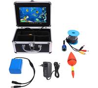 Kit caméra de pêche sous-marine, 5 MP, 1080 P, HD, écran 7 pouces, sondeur portable avec câble de 30 m, 8 LED, prise EU
