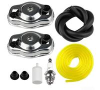 Kit Carburant 6mm Tuyau Nitrile pour Débroussailleuse Kit Carburant | Tuyau nitrile 1m, 6mm, vanne incluse, résistant huile, pour débroussailleuse et jardinage