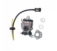 Kit carburateur 15 mm pour débroussailleuse 43 cc, 49 cc, 52 cc avec joint, tuyau, bougie d'allumage, filtre à essence, pièces de rechange~0006