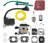 Kit carburateur avec bobine d'allumage et filtre à air pour débroussailleuse FS55 FS38 FS55R KM55 FS45 FS46 Composants de rechange