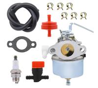 Kit carburateur avec bougie d'allumage pour moteurs Tecumseh H25, H30 et H35