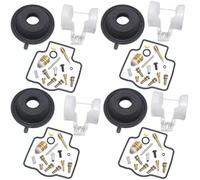 Kit Carburateur Compatible Avec Pour ZX1000 ZX10 Pour Ninja 1988-1990 Kit Réparation Sous Vide Diaphragme Piston Flotteur Carburant Carburateur Moto