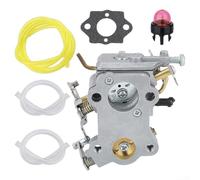 Kit carburateur compatible avec Tronçonneuse Craftsman 358.341900 18" 42cc Remplace 545070601 545040701 580457501 503735801 Pièce de rechange en métal pour tronçonneuse à gaz P3314 Type 2