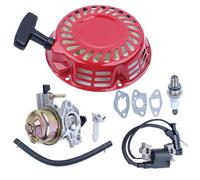 Kit Carburateur - Honda - GX120 GX160 GX200 - 5.5HP 6.5HP - Démarreur - Bougie d'allumage - Joint