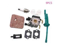 Kit carburateur pour débroussailleuse STIHL FS38 FS45 FS46 FS55 KM55 HL45 FS45C FS85 avec filtre à air et joint de conduite~0017