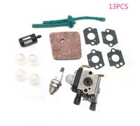 Kit carburateur pour débroussailleuse STIHL FS38 FS45 FS46 FS55 KM55 HL45 FS45C FS85 avec filtre à air et joint de conduite~0018