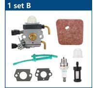 Kit carburateur pour débroussailleuse Stihl FS55 FS55R FS55RC KM55 HL45KM55R FS38 avec joint de filtre à air~0045