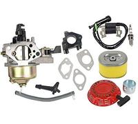 Kit carburateur pour Honda GX340 GX390, de 11 à 13 chevaux, comprenant un filtre à air, une bobine d'allumage et un démarreur